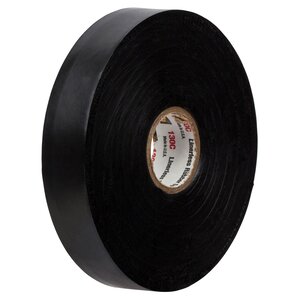 Scotch® Linerless Rubber Splicing Tape 130C, 2 in x 15 ft, Black, 1 roll/carton, 48 rolls/Case