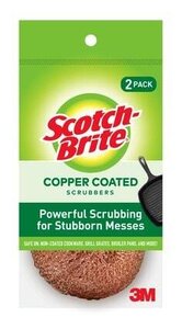 Scotch-Brite® Stainless Steel Scrubbers 214-2-24, 2 Scrubbers