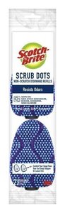 Scotch-Brite® Advanced Scrub Dots Non-Scratch Dishwand Refills 487A-2-7, 2 ea/pk, 7 pks/cs