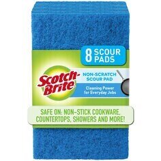 Scotch-Brite® Non-Scratch Scour Pads 628-EC, 6.0 in x 3.8 in (152 mm x 96 mm)