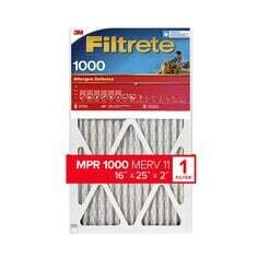 Filtrete™ Electrostatic Air Filter 1000 MPR NADP01-2IN-4, 16 in x 25 in x 2 in (40.6 cm x 63.5 cm x 5 cm)