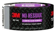 3M™ No Residue Duct Tape 2420, 1.88 in x 20 yd (48 mm x 18.2 m)