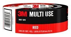 3M™ Red Duct Tape 3955-RD, 1.88 in x 55 yd (48 mm x 50.2 m), 9 rls/cs
