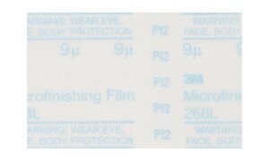 3M™ Microfinishing PSA Film Sheet 268L, 20 Mic, Type D, Red, 8-1/2 in x 11 in