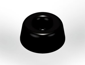 3M™ Bumpon™ Protective Products SJ5009 Black, 1000/Case
