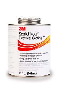 3M™ Scotchkote Electrical Coating FD, 15 oz. can, suitable for use for direct burial and moisture protection