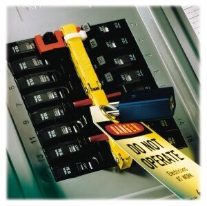 3M™ PanelSafe™ Lockout System PS-1012, 1-in Spacing, 12 Slots, safeguards your electrical machines and lighting and equipment