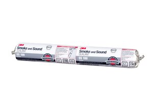 3M™ Smoke and Sound Sealant SS 100, White, 20 fl oz Sausage Pack, 12/case