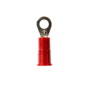 3M™ Scotchlok™ Ring Vinyl Insulated, 100/bottle, MV18-6R/SX, standard-style ring tongue fits around the stud