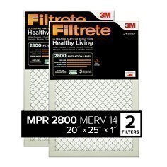 Filtrete™ Ultrafine Particle Reduction Filter UF03-2PK-1E, 20 in x 25 in x 1 in(50.8 cm x 63.5 cm x 2.5 cm)