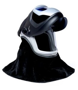 3M™ Versaflo™ RespM-Series Helmet Assemb Leather Shroud, Flame Resist Hlmt Cvr & Speedglas™ Weld Shield M-409SG, No ADF, 1 EA/Case
