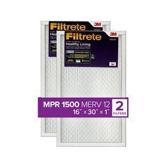 Filtrete™ Ultra Allergen Reduction Filter UR27-2PK-1E, 16 in x 30 in x 1 in (40.6 cm x 76.2 cm x 2.5 cm)