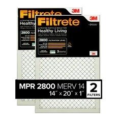 Filtrete™ Ultrafine Particle Reduction Filter UF05-2PK-1E, 14 in x 20 in x 1 in (35.5 cm x 50.8 cm x 2.5 cm)
