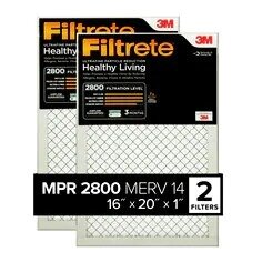 Filtrete™ Ultrafine Particle Reduction Filter UF00-2PK-1E, 16 in x 20 in x 1 in (40.6 cm x 50.8 cm x 2.5 cm)