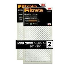 Filtrete™ Ultrafine Particle Reduction Filter UF22-2PK-1E, 20 in x 30 in x 1 in (50.8 cm x 76.2 cm x 2.5 cm)