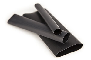 3M™ Heat Shrink Flexible Polyolefin Tubing EPS200-3/16-48"-Black-250 Pcs, 48 in length sticks, 250 pieces