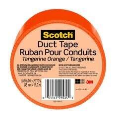 Scotch® Duct Tape 920-ORG-C, 1.88 in x 20 yd (48 mm x 18,2 m), Orange