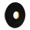 3M™ Vinyl Foam Tape 4516, Black, 3/4 in x 36 yd, 62 mil, 12 rolls per case