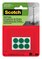 Scotch™ Self-Stick Felt Pads SP852-NA, Green, .5 in x 0.0625 in