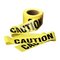 Scotch® Barricade Tape 358, CAUTION HIGH VOLTAGE, 3 in x 1000 ft, Yellow, 8 rolls/Case