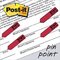 Post-it® Printed Flags 684-RDSH .47 in. x 1.7 in. Red